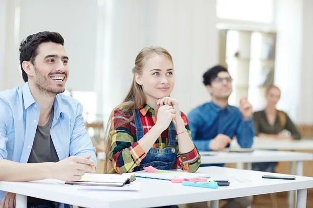 Studenten im Unterricht